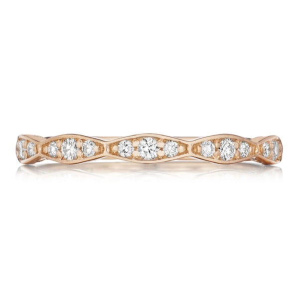 Tacori Wedding Rings in Rose Gold containing Diamond 46-2 PK