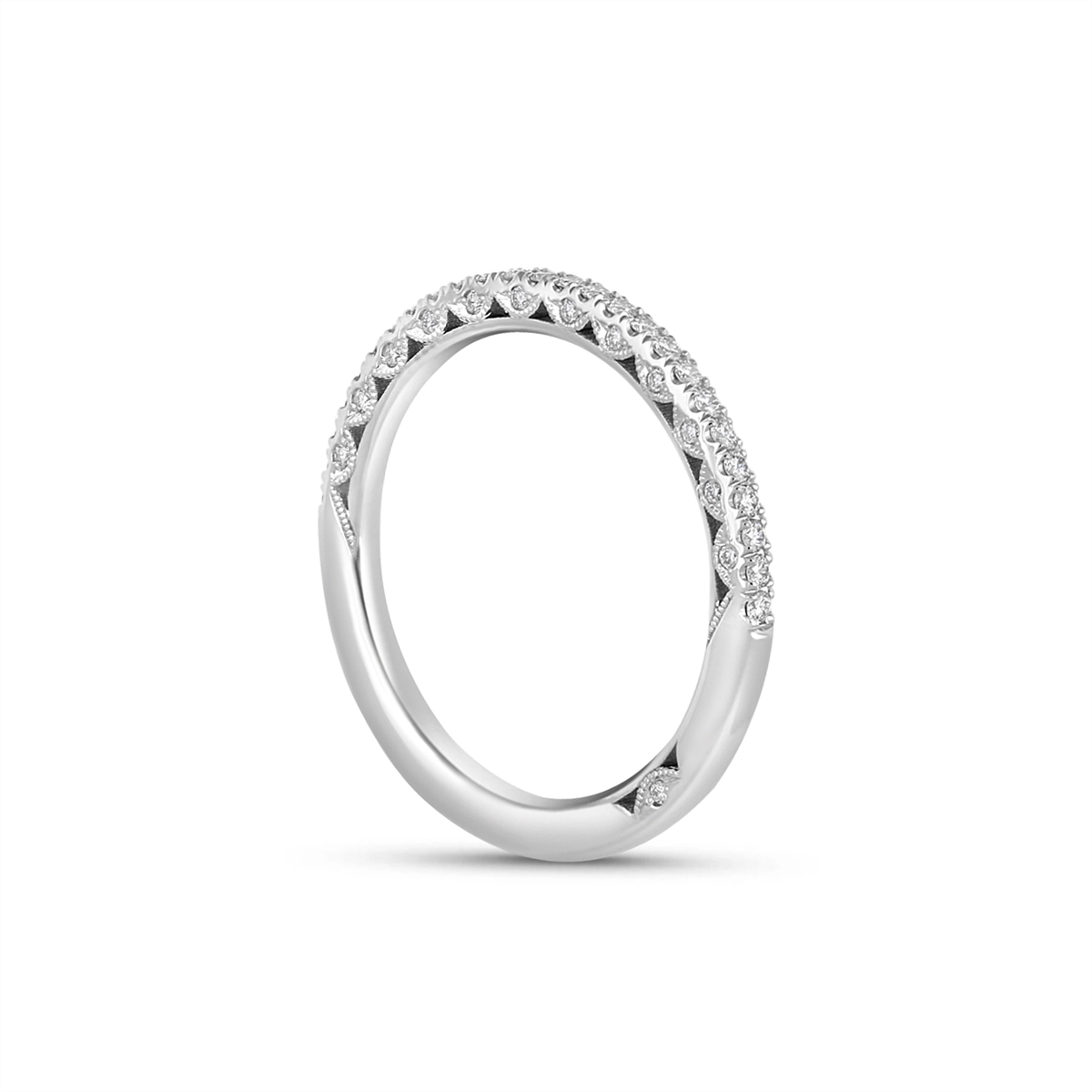 Tacori Wedding Rings in Platinum/Palladium containing Diamond HT 2545 1.5 B 1/2