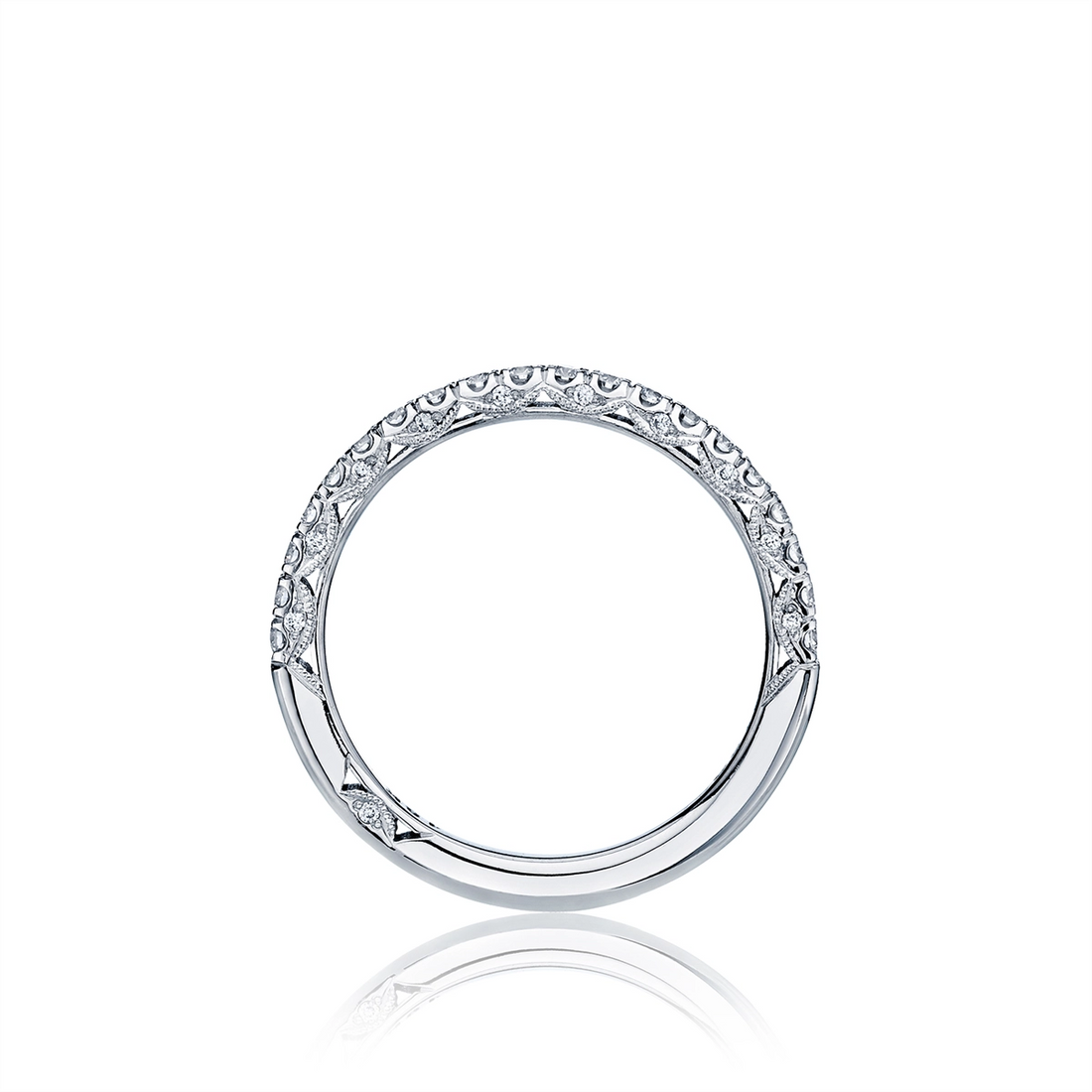 Tacori Wedding Rings in Platinum/Palladium containing Diamond 242052