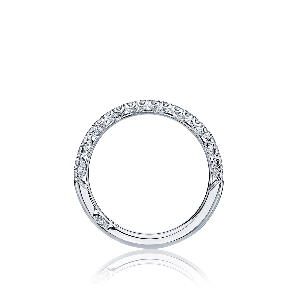 Tacori Wedding Rings in Platinum/Palladium containing Diamond 242052