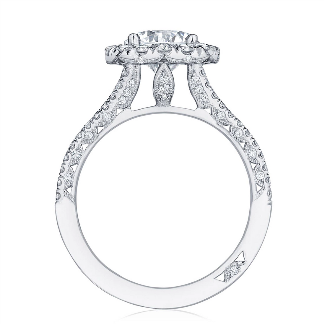 Tacori Engagement Rings in Platinum/Palladium containing Diamond HT 2548 CU 7.5