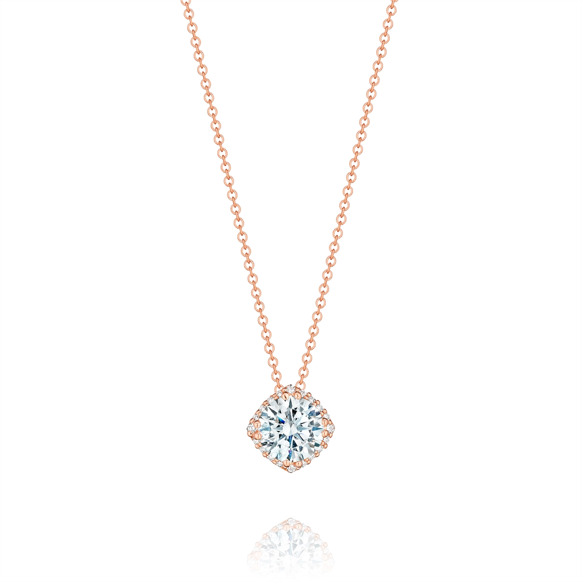 Tacori Necklaces in Rose Gold containing Diamond FP 643 6.5 PK