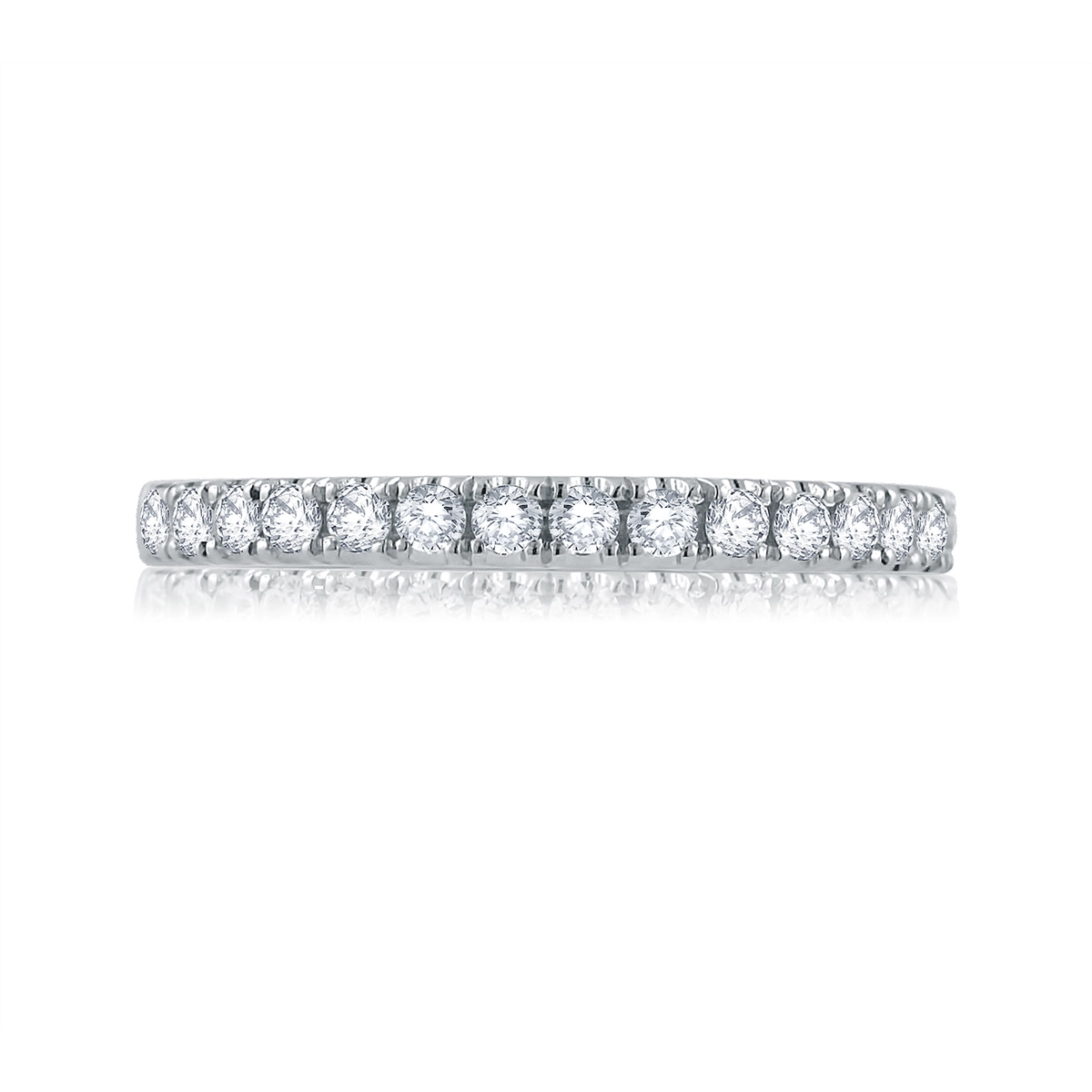 A. Jaffe Wedding Rings in White Gold containing Diamond WR0906/15-W