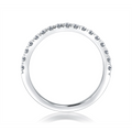 A. Jaffe Wedding Rings in White Gold containing Diamond WR0906/15-W