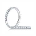 A. Jaffe Wedding Rings in White Gold containing Diamond WR0906/15-W