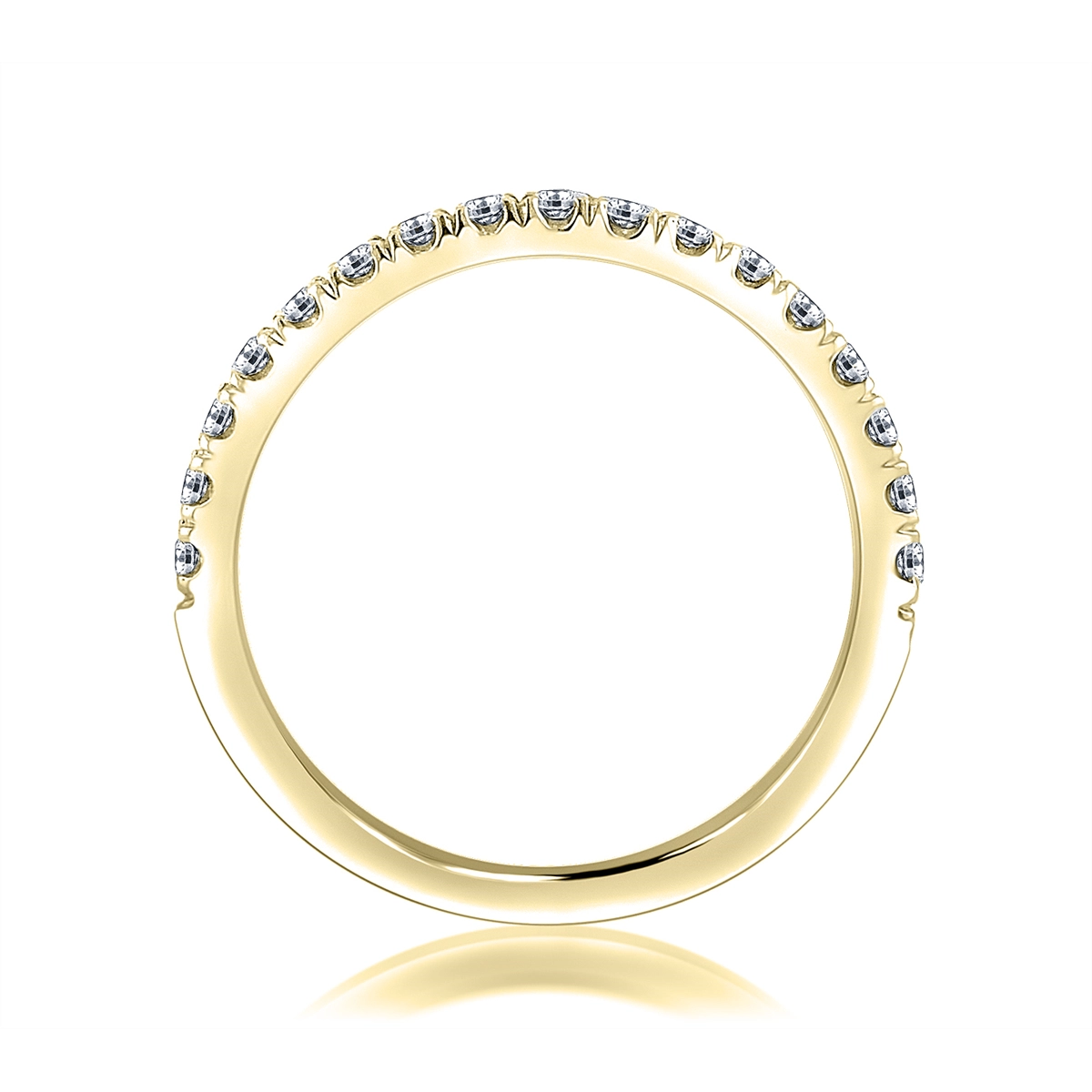 A. Jaffe Wedding Rings in Yellow Gold containing Diamond WR0906/15-Y