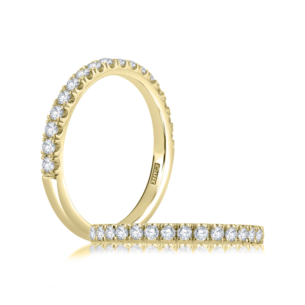 A. Jaffe Wedding Rings in Yellow Gold containing Diamond WR0906/15-Y