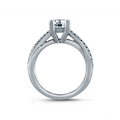 A. Jaffe Engagement Rings in White Gold containing Diamond ME1582/63-14Ksi