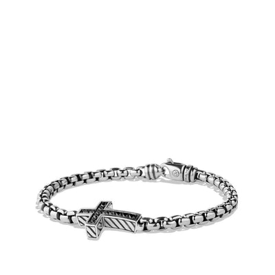 David Yurman Bracelets in Silver containing Black diamond B15466MSSABDM