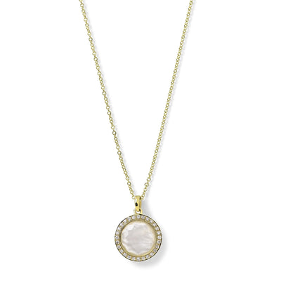 Ippolita Necklaces in Yellow Gold containing Mother of pearl, Quartz, Multi-gemstone, Diamond GN266DFMOPDIA