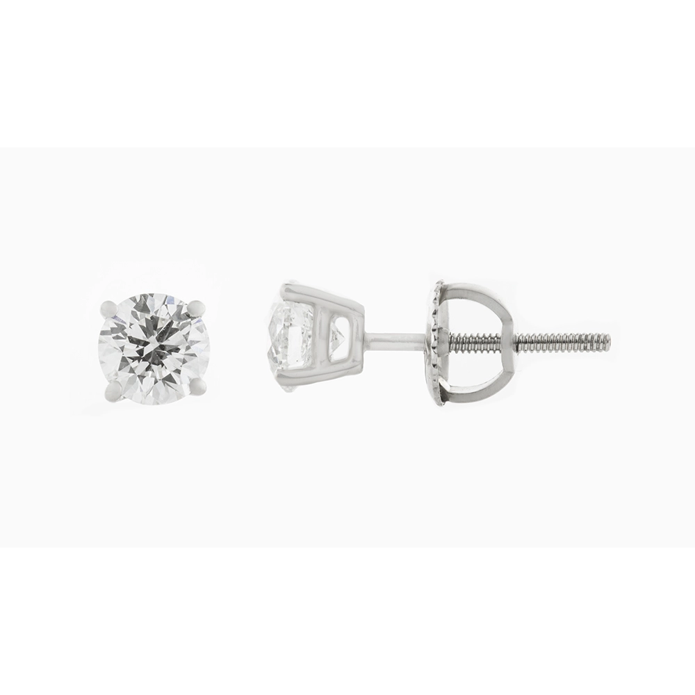 Earrings Earrings in Platinum/Palladium containing Diamond 255701