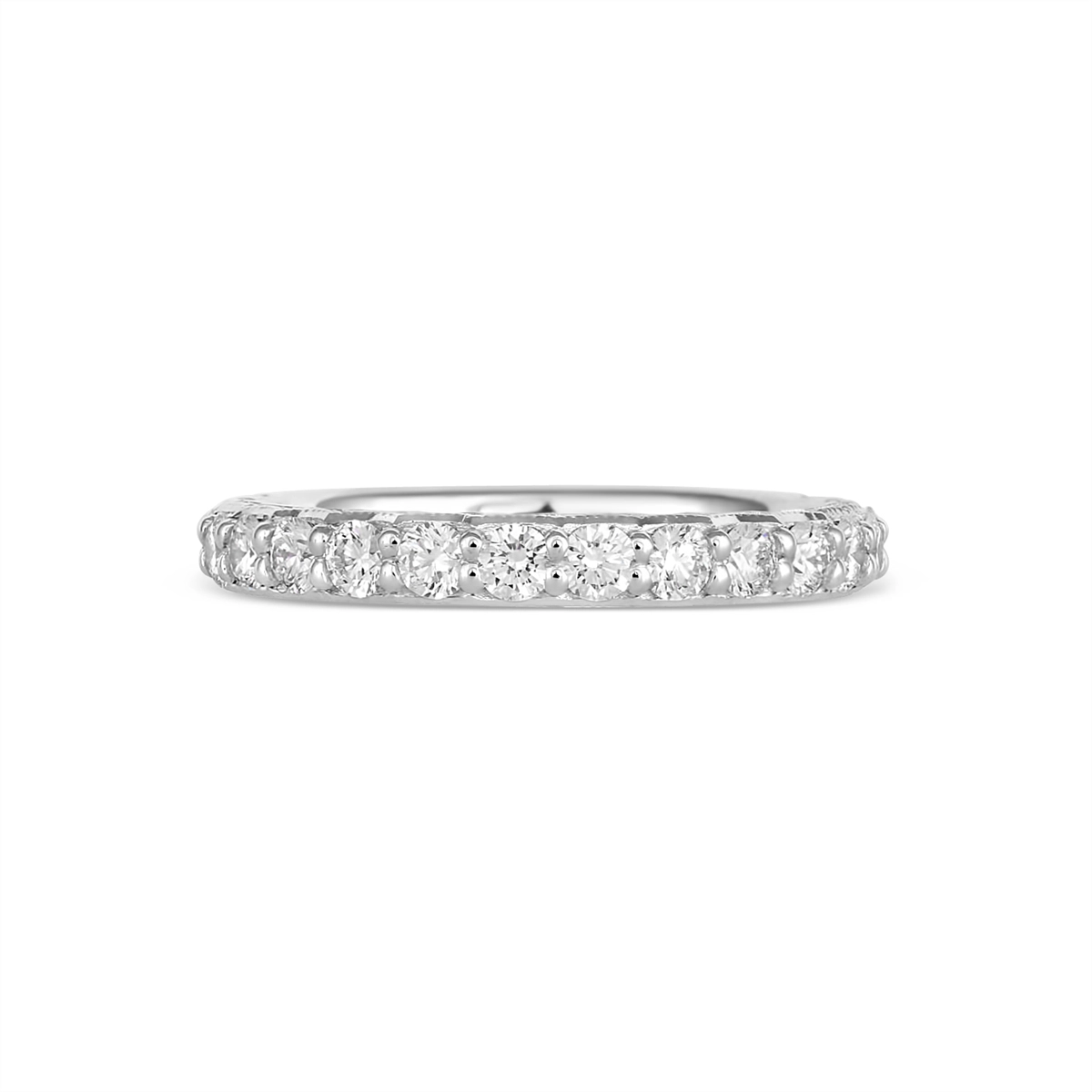 Tacori Wedding Rings in Platinum/Palladium containing Diamond HT 2614 B 3/4