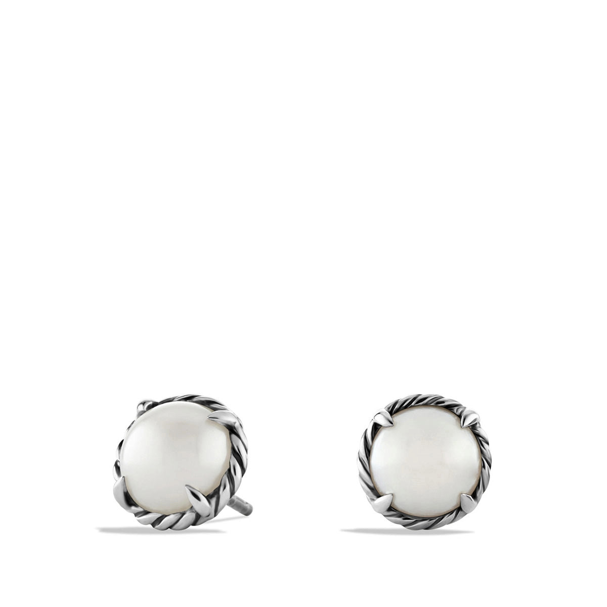David Yurman Earrings in Silver containing Pearl E11982SSBPE