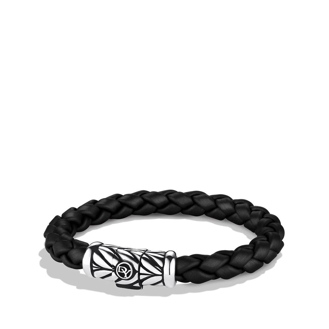 David Yurman Bracelets in Silver B05524MSSRBRBLK85