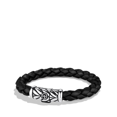 David Yurman Bracelets in Silver B05524MSSRBRBLK85