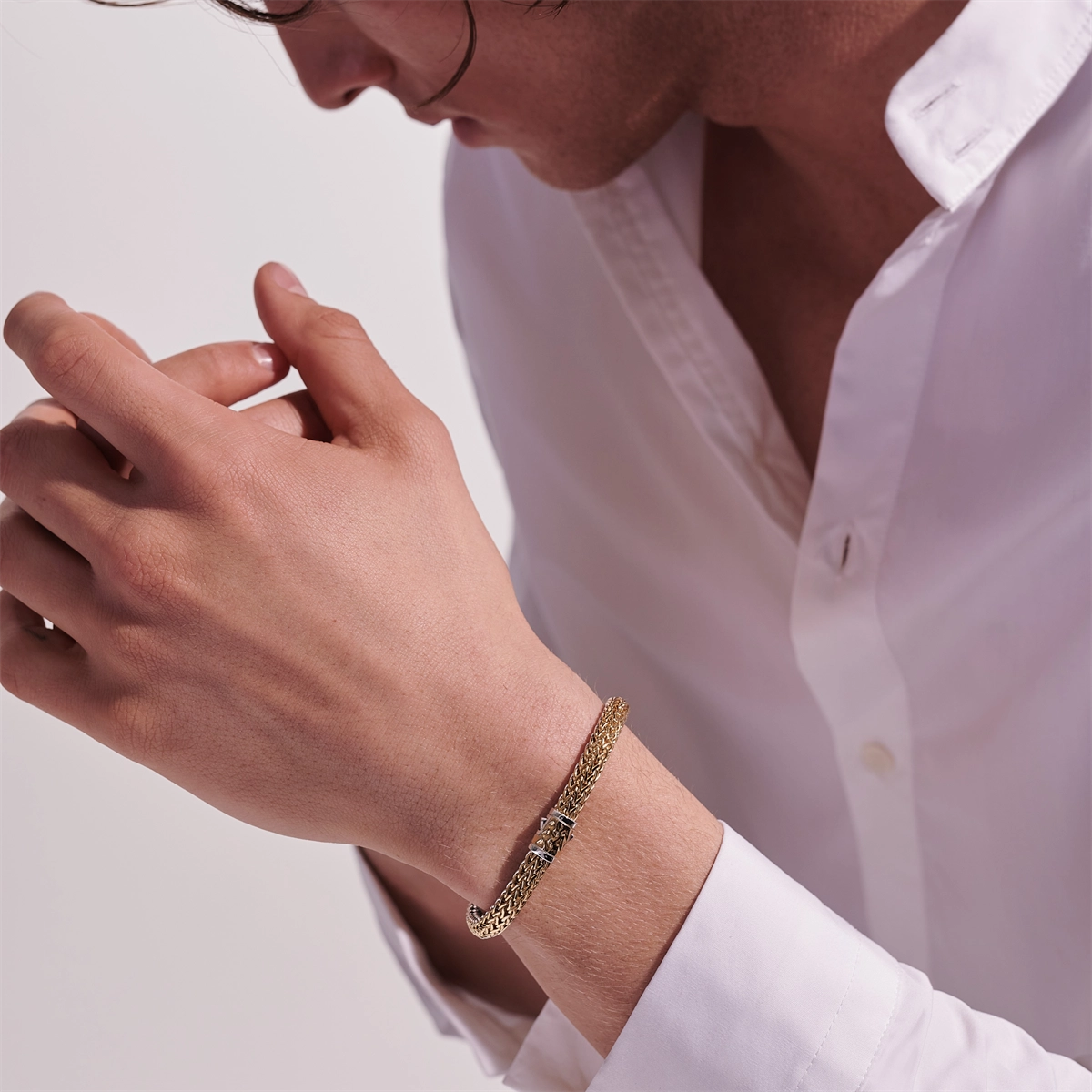 John Hardy Bracelets in Mixed Metals BZ904RVXUM