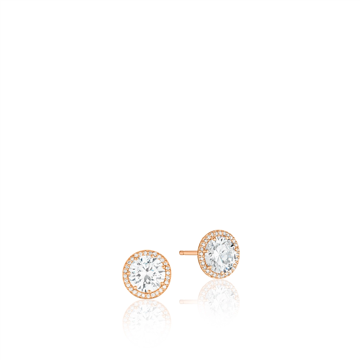 Tacori Earrings in Rose Gold containing Diamond FE 670 6.5 PK