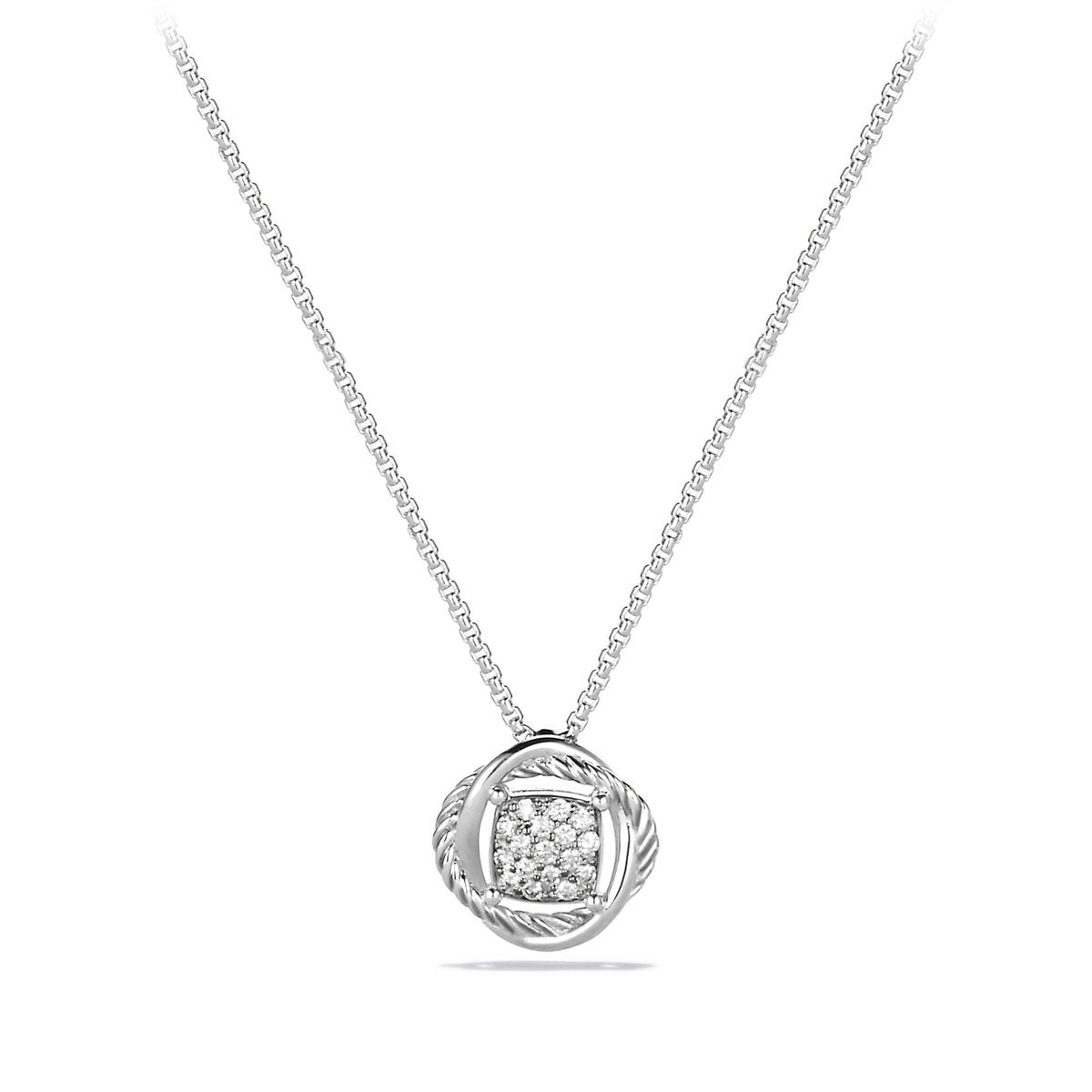 David Yurman Necklaces in Silver containing Diamond N09271DSSADI17