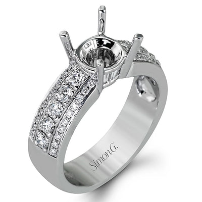 Simon G Engagement Rings in Platinum/Palladium containing Diamond MR1474-FINAL PRICE