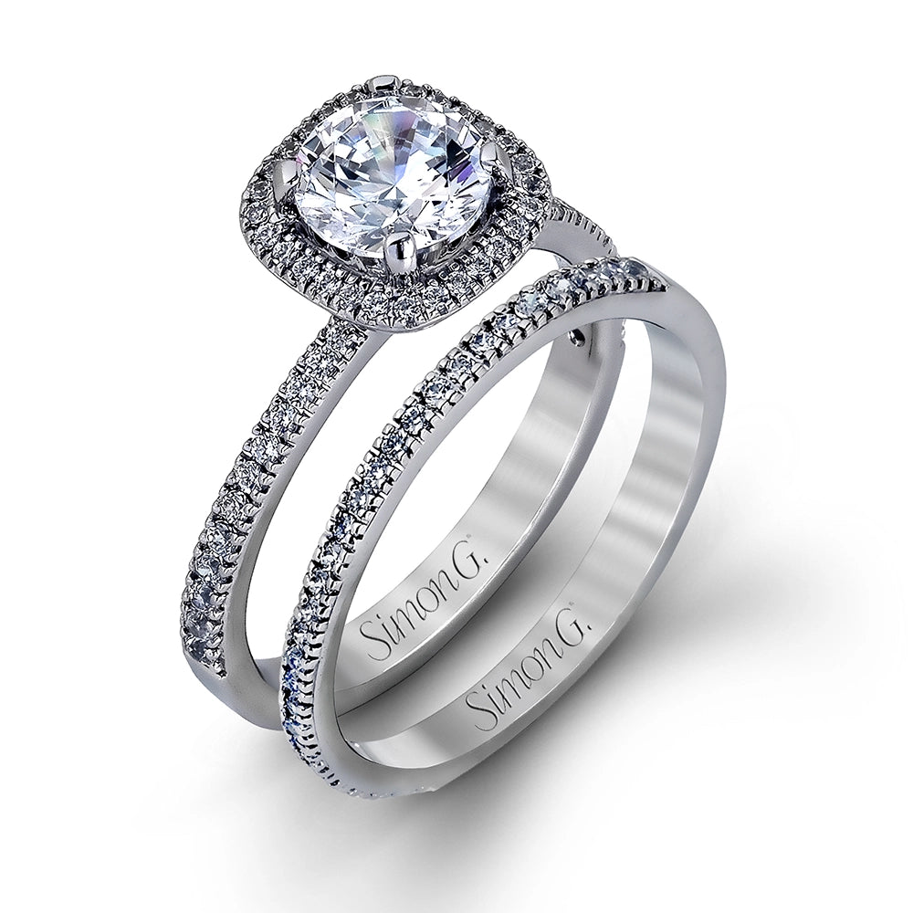 Simon G Rings in White Gold 273967