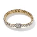 John Hardy Bracelets in Mixed Metals containing Diamond BZP90402RVDIXUM