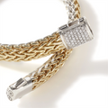 John Hardy Bracelets in Mixed Metals containing Diamond BZP90402RVDIXUM