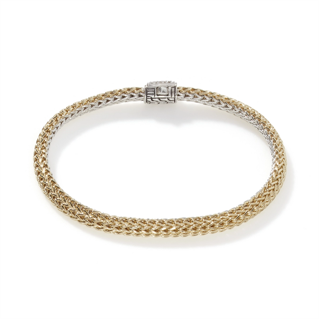 John Hardy Bracelets in Mixed Metals containing Diamond BZP96002RVDIXUM