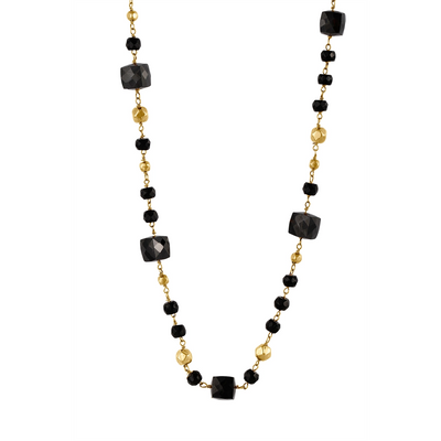 csv_image Bijoux de Mer Necklace in Yellow Gold containing Other, Multi-gemstone, Diamond NN-423-27
