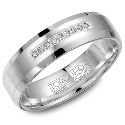 CrownRing Wedding Rings in Alternative Metals containing Diamond CB-2136-10