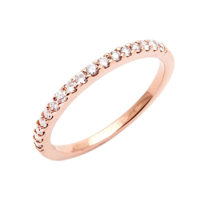 csv_image Wedding Bands Wedding Ring in Rose Gold containing Diamond 277752
