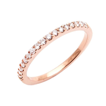 Wedding Bands Wedding Rings in Rose Gold containing Diamond 277752
