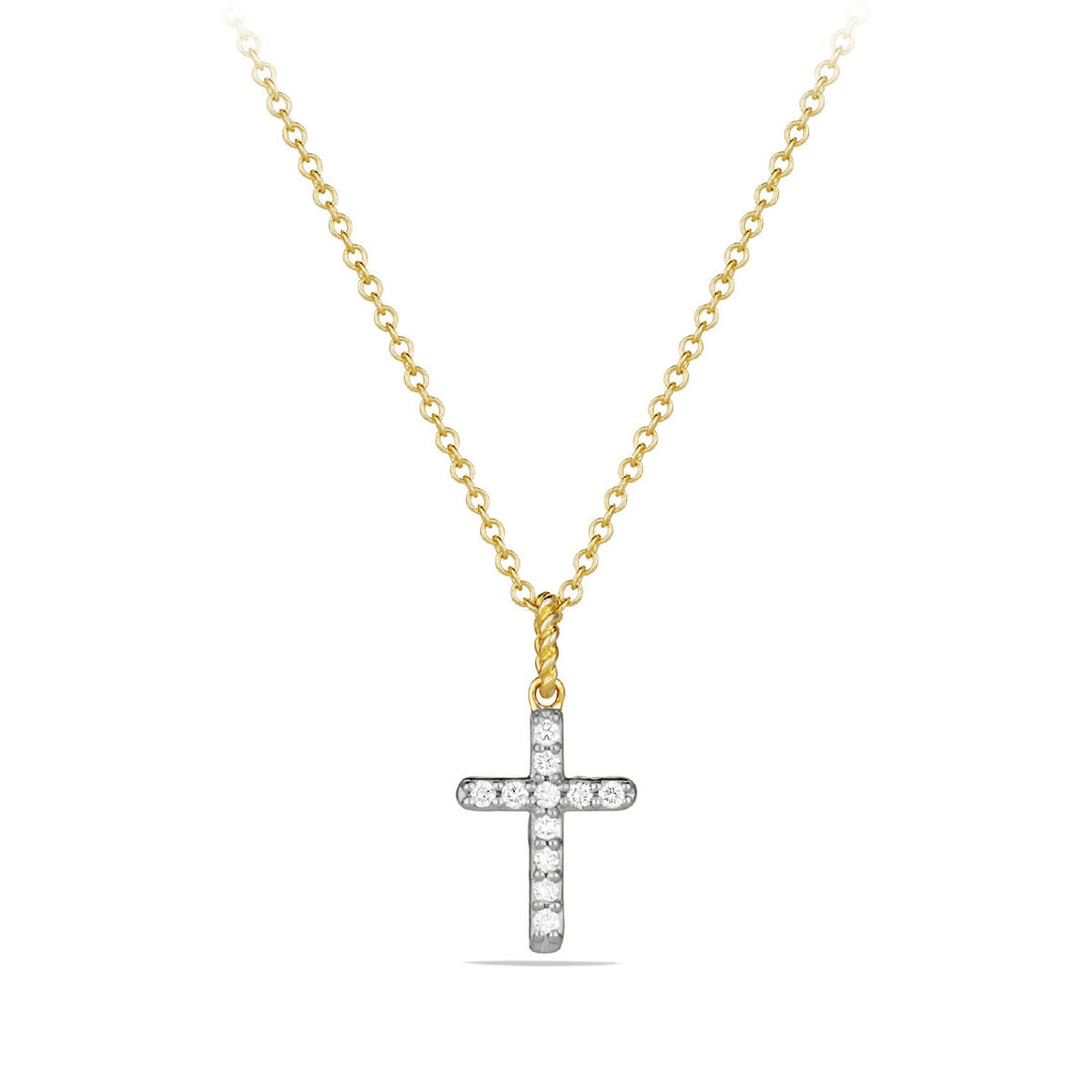 David Yurman Necklaces in Yellow Gold containing Diamond N0878888ADI18