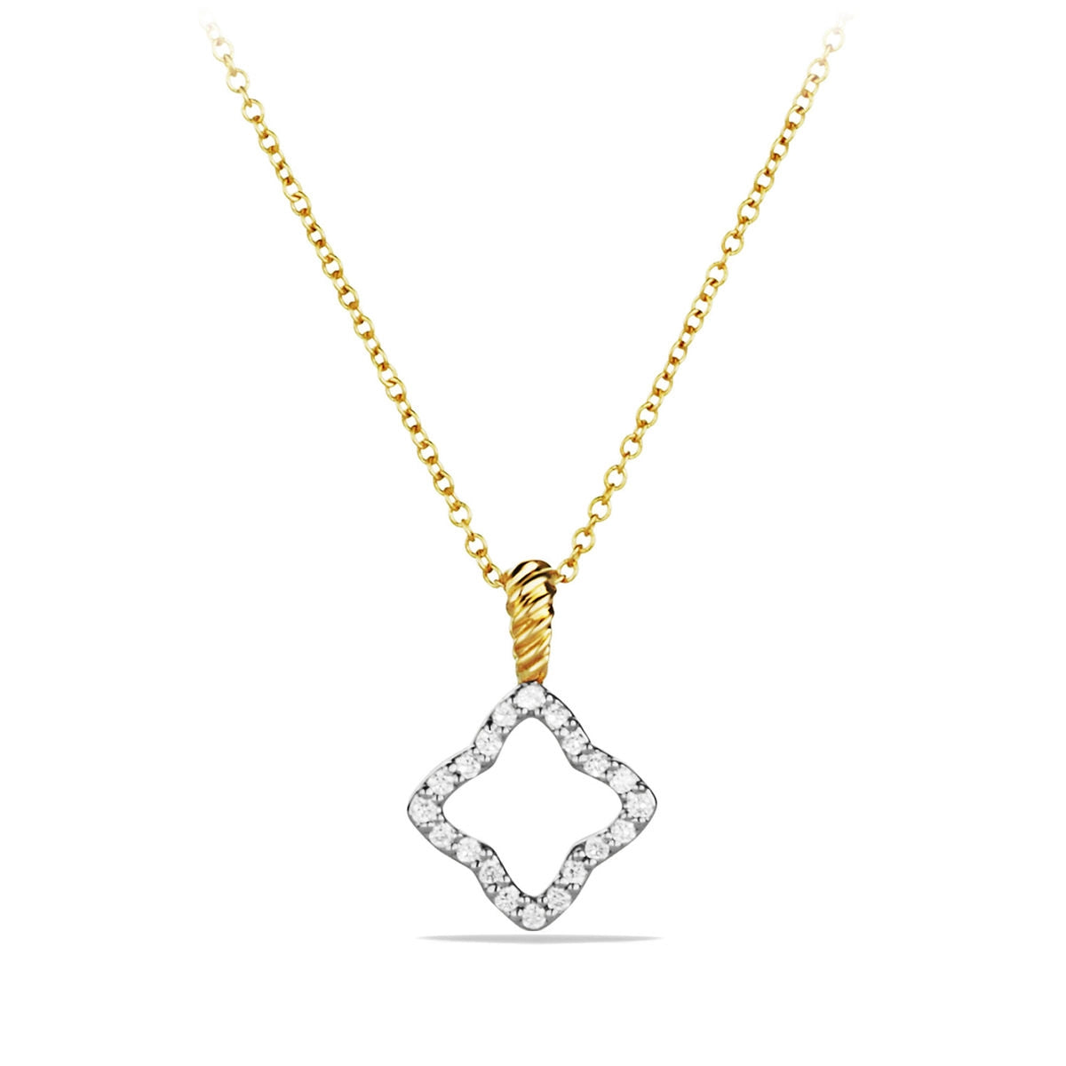 David Yurman Necklaces in Yellow Gold containing Diamond N0879188ADI18