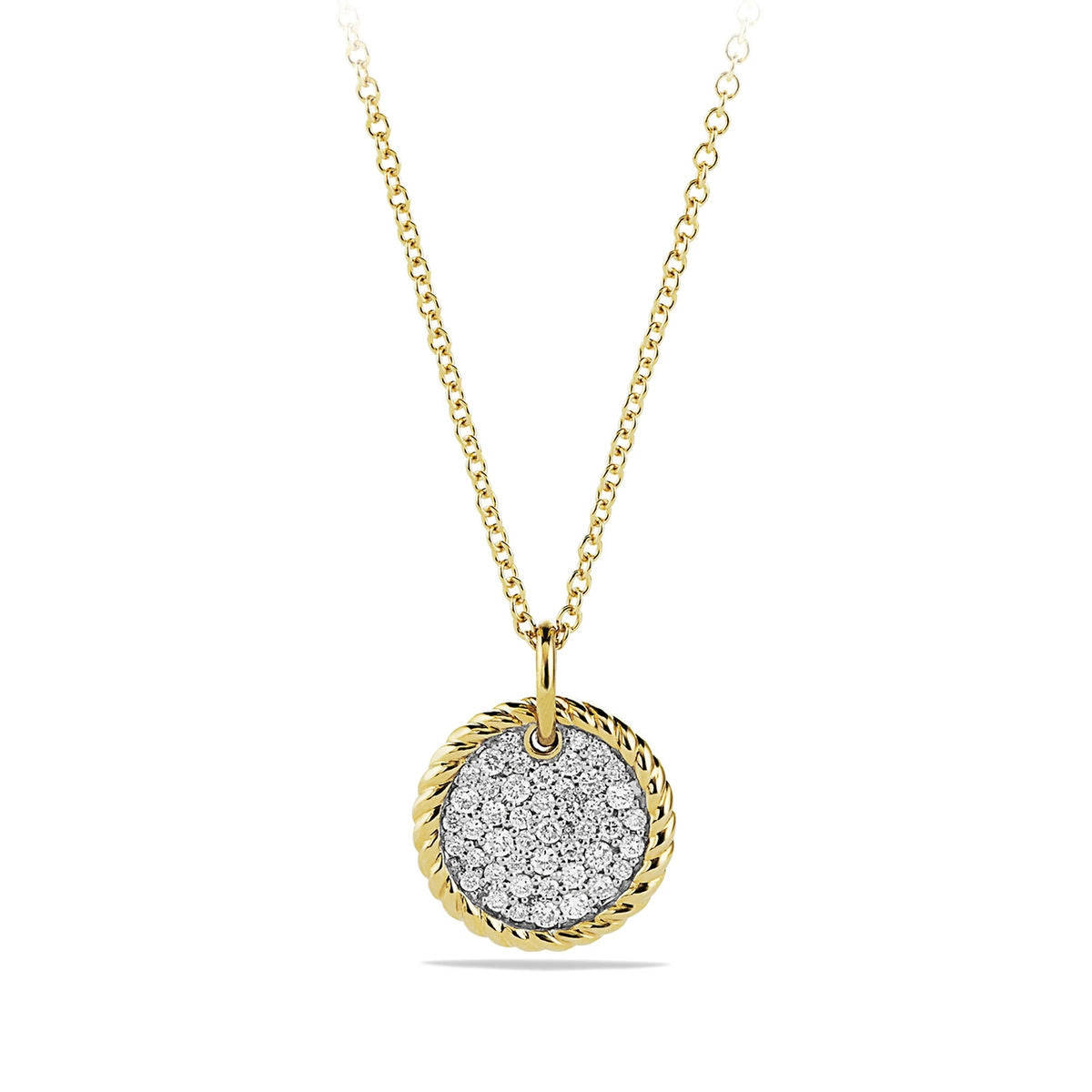 David Yurman Necklaces in Yellow Gold containing Diamond N12214D88ADI18