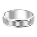 Mens Bands Wedding Rings in White Gold 345263