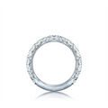 Tacori Wedding Rings in Platinum/Palladium containing Diamond HT 2623 B 3/4