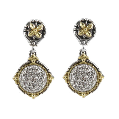 Konstantino Earrings in Mixed Metals containing Diamond SKKJ548-109