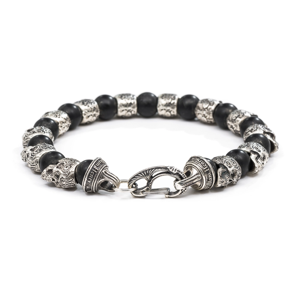 csv_image William Henry Bracelet in Silver containing Black onyx BB4