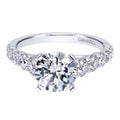 Gabriel & Co Engagement Rings in White Gold containing Diamond ER11737R6W44JJ
