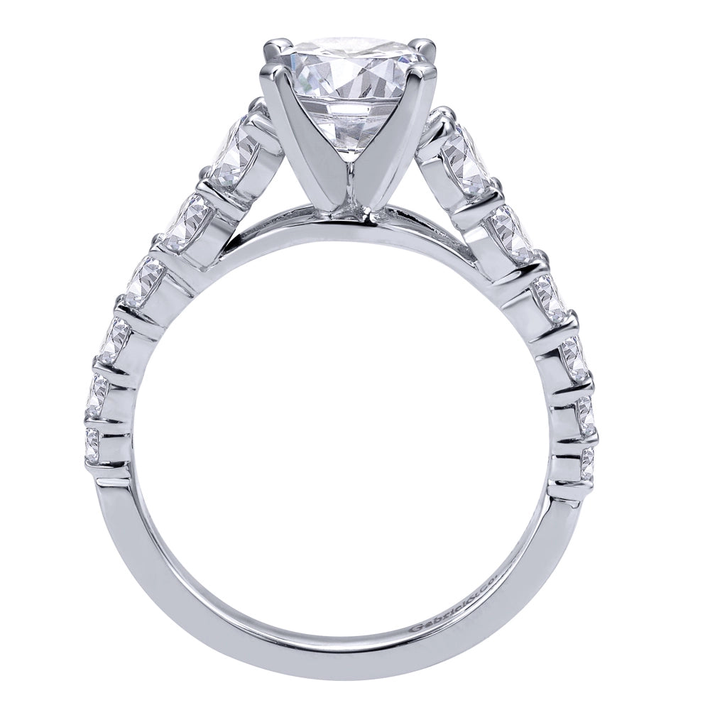 Gabriel & Co Engagement Rings in White Gold containing Diamond ER11737R6W44JJ