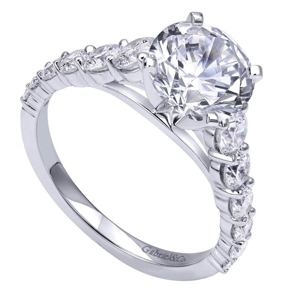 Gabriel & Co Engagement Rings in White Gold containing Diamond ER11737R6W44JJ