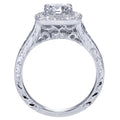 Gabriel & Co Engagement Rings in White Gold containing Diamond ER8794W44JJ