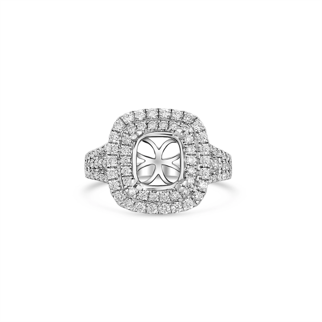 Engagement Collections Rings in White Gold containing Multi-gemstone, Diamond, Sapphire 347680