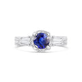 Engagement Collections Rings in White Gold containing Multi-gemstone, Diamond, Sapphire 347751