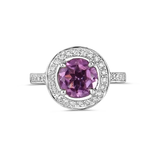 Engagement Collections Rings in White Gold containing Amethyst, Multi-gemstone, Diamond 348072
