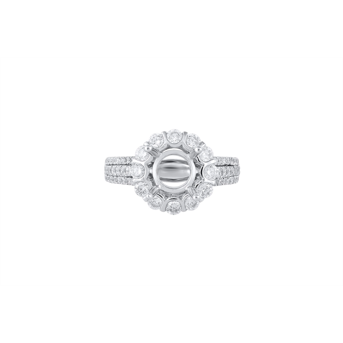 Engagement Collections Engagement Rings in White Gold containing Diamond L19840, 19866