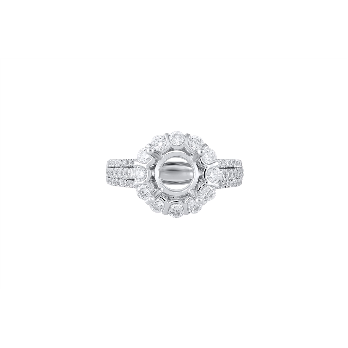 Engagement Collections Engagement Rings in White Gold containing Diamond L19840, 19866