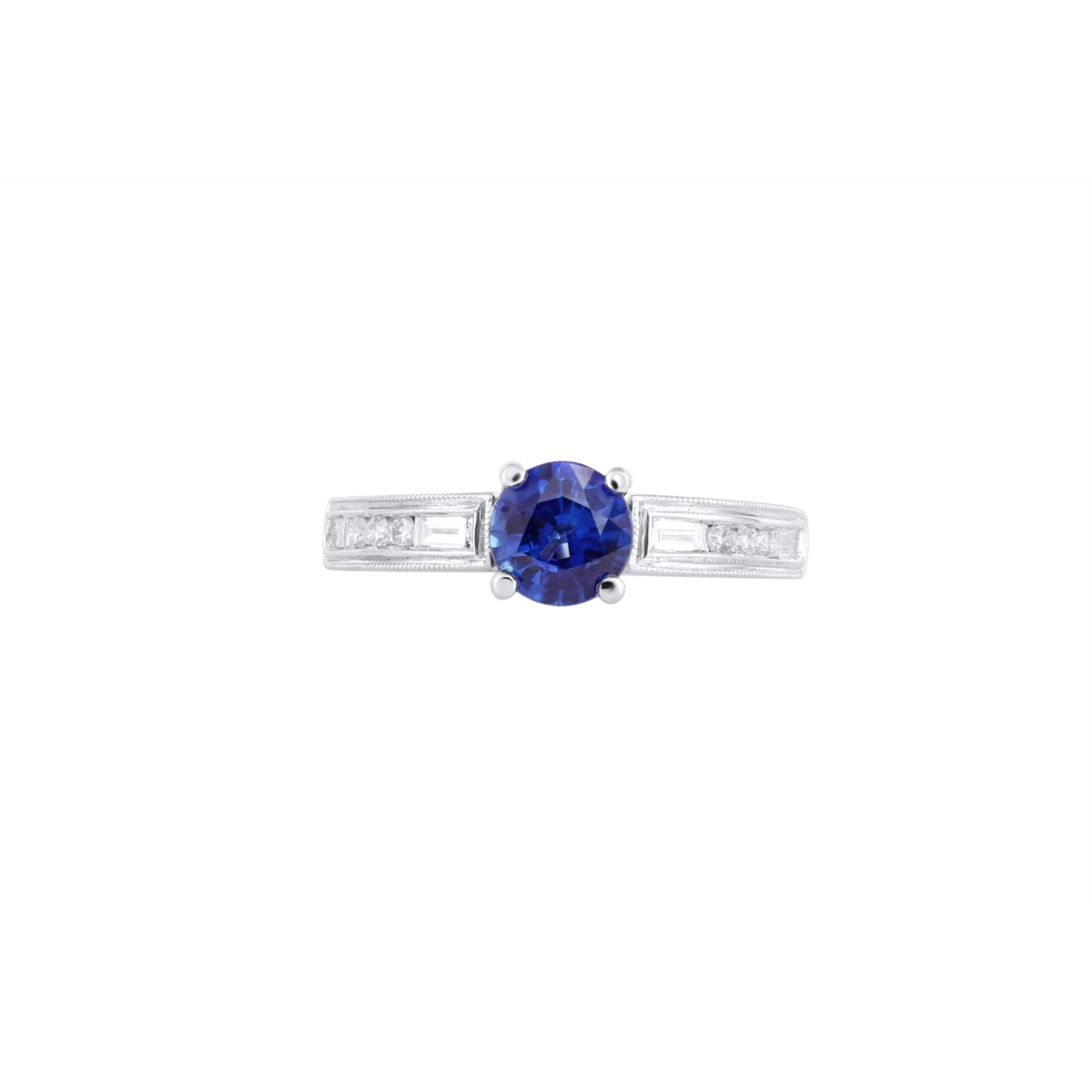 Engagement Collections Rings in White Gold containing Multi-gemstone, Diamond, Sapphire 349212