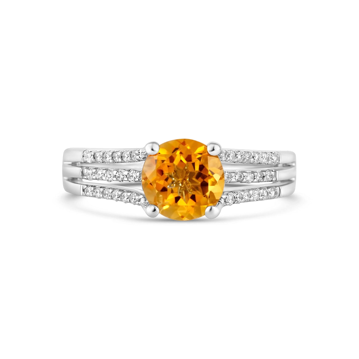 Rings Rings in White Gold containing Citrine, Multi-gemstone, Diamond 349227