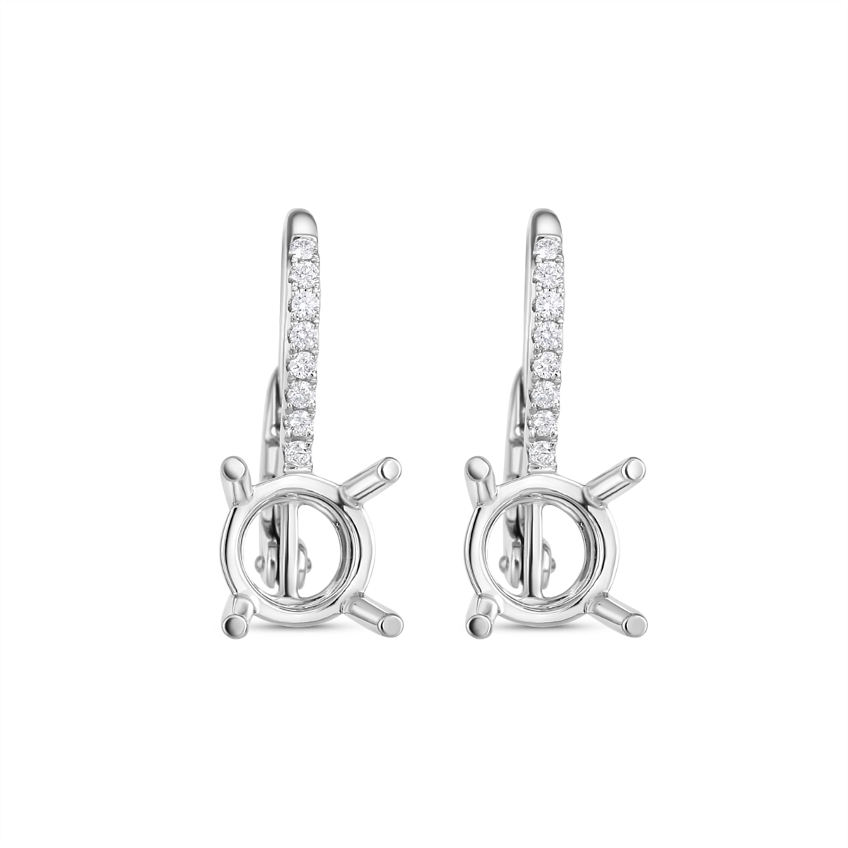 Earrings Earrings in White Gold containing Diamond 349557